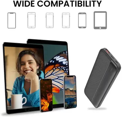 conekt 20000 mAh Power Bank (20 W, Power Delivery 3.0) (Black, Lithium Polymer) conekt 20000 mAh Power Bank (20 W, Power Delivery 3.0) (Black, Lithium Polymer)